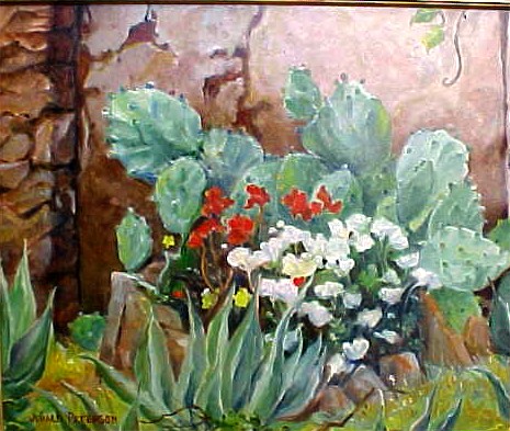 Cactus and Flowers