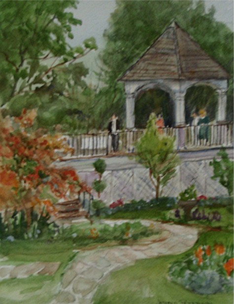 Wedding at the Crescent Hotel, Eureka Springs, Plein Air